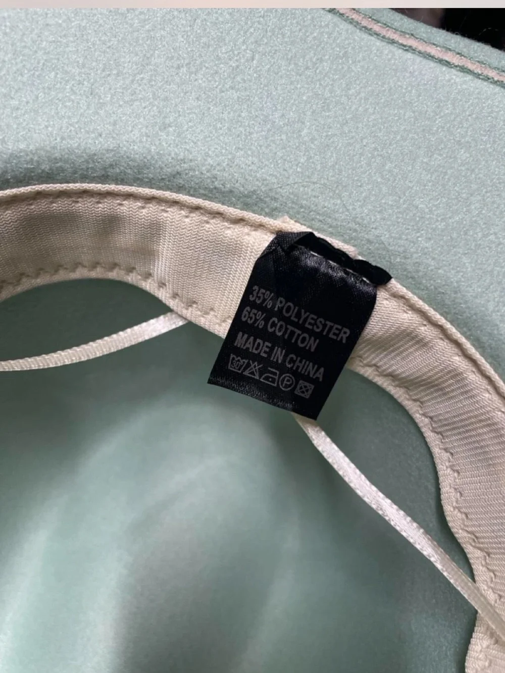 Forever 21 Mint Fedora with Orange Feather Accents